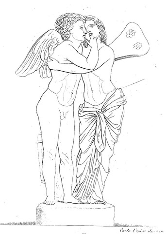 Amore E Phsiche Coloring Page